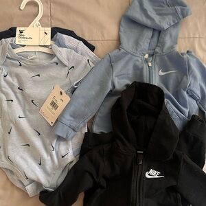 Nike Baby Boy bodysuits and coveralls lot